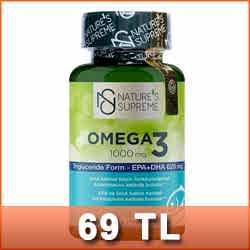 Nature's Supreme Omega 3 1000 Mg 60 Kapsül